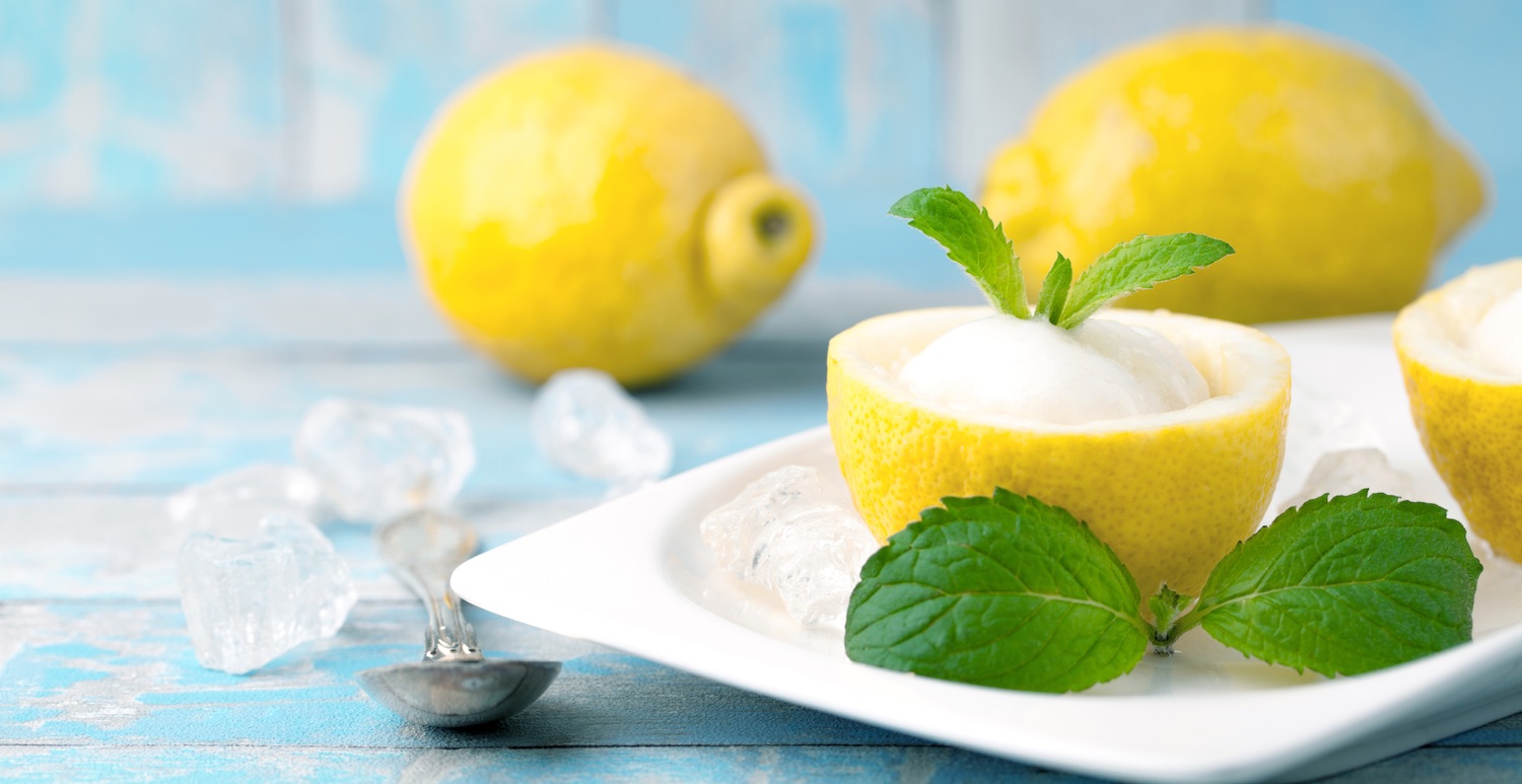 Sorbetto al Limone con Estrattore di Succo