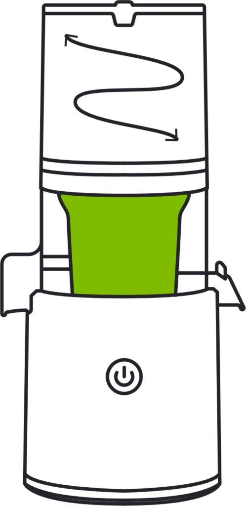 Extrator de suco Hurom H330P extractor de alto rendimiento hurom h300p con gran capacidad9